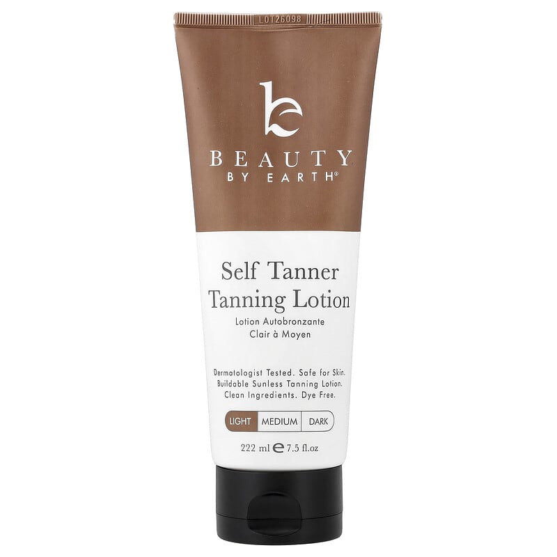 Self Tanner Tanning Lotion, Light, 7.5 fl oz (222 ml)