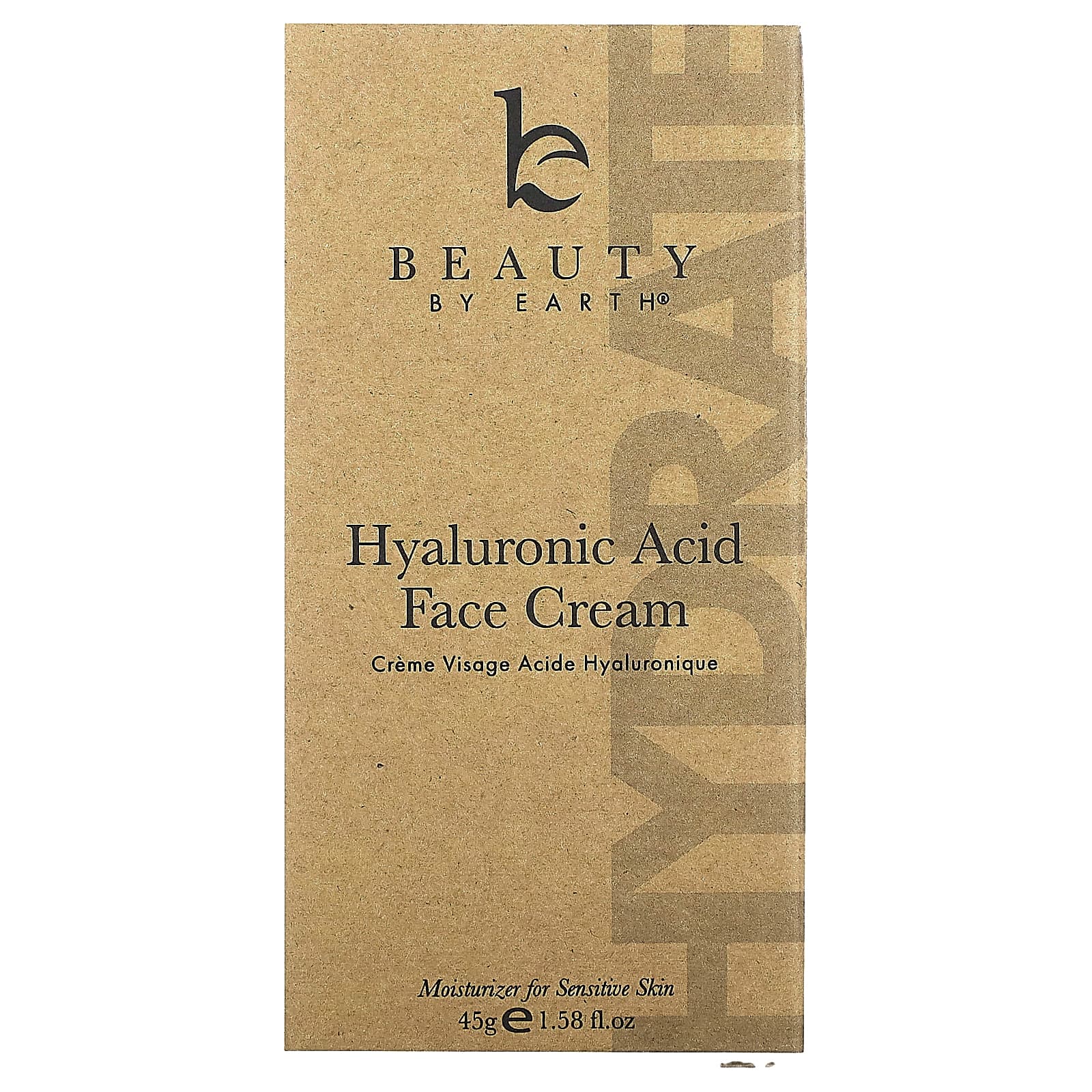 Beauty By Earth, Hyaluronic Acid Face Cream , 1.58 fl oz (45 g)