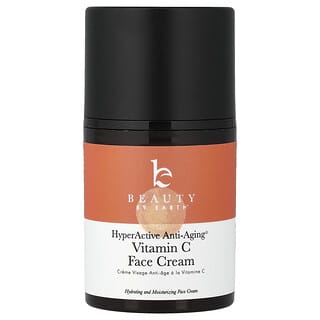Beauty By Earth, HyperActive Antiedad, Crema facial con vitamina C, 45 g (1,58 oz. líq.)