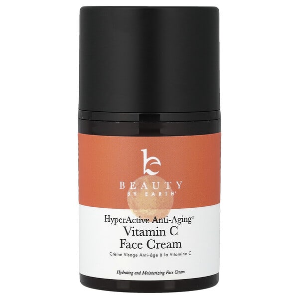 Beauty By Earth, 하이퍼액티브 안티에이징, 비타민C 페이스 크림, 45g(1.58fl oz)