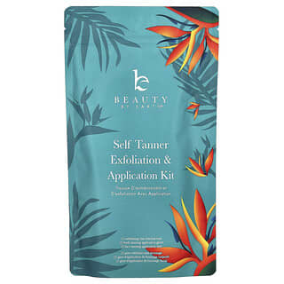 Beauty By Earth, Self Tanner Exfoliation & Application Kit , 3 Piece Set