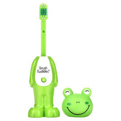 Brush Buddies, Poppin' Toothbrush, Leapin' Louie Frog, Soft, 1 Toothbrush
