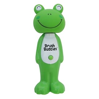 Brush Buddies, Poppin', Leapin' Louie Frog, Soft, 1 Toothbrush