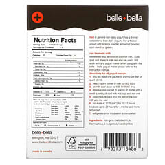 Belle+Bella, Non-Dairy Yogurt Starter, 4 Packets, (5 g) Each