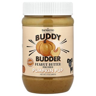 بارك بيسترو‏, Buddy Budder ، زبدة الفول السوداني ، للكلاب ، اليقطين ، 17 أونصة (480 جم)