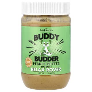 Bark Bistro, Relax Budder, Para perros, Mantequilla de maní, 480 g (17 oz)