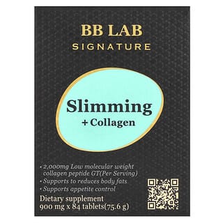 BB Lab, Signature, Slimming + Collagen, Gewichtsreduktion + Kollagen, 900 mg, 84 Tabletten