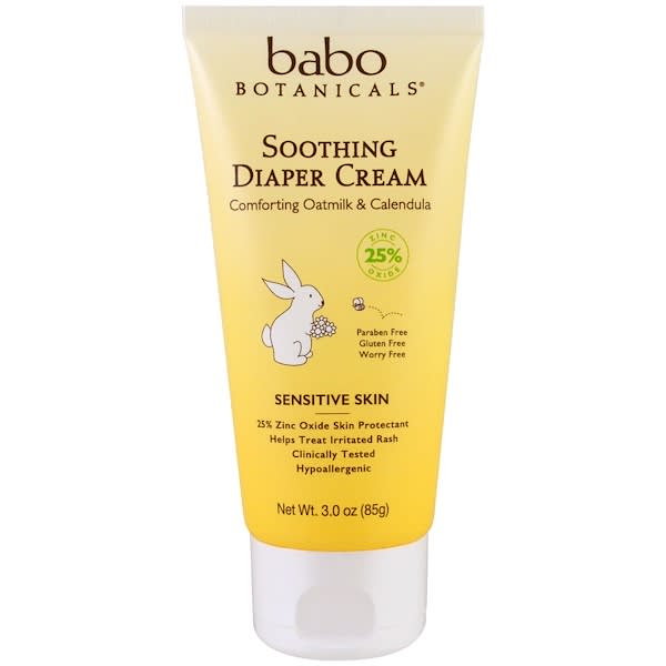 Babo Botanicals, Soothing Diaper Cream, Comforting Oatmilk & Calendula