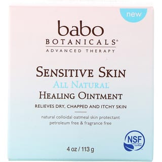 Babo Botanicals, 敏感肌赤ちゃん用、オールナチュラル、ヒーリングオイントメント（軟膏）、4 oz (113 g)