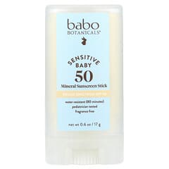 Babo Botanicals（バボボタニカルズ）ミネラル日焼け止めスプレー Sensitive Baby（センシティブベビー）、ミネラル日焼け止めスティック