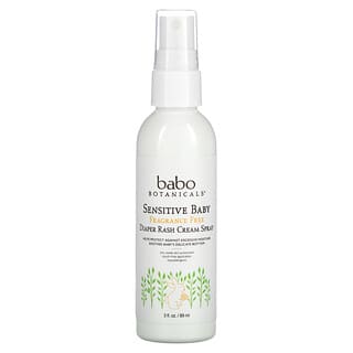 Babo Botanicals, Sensitive Baby, Diaper Rash Cream Spray, Fragrance Free, 3 fl oz (89 ml)