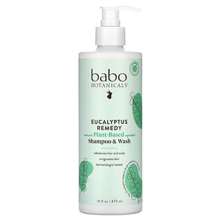 Babo Botanicals, Shampoo e Sabonete Líquido de Eucalipto, 473 ml (16 fl oz)