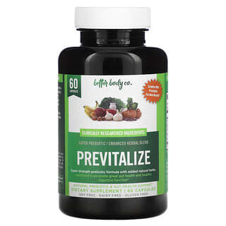 Better Body Co., Prévitalisant, 60 capsules