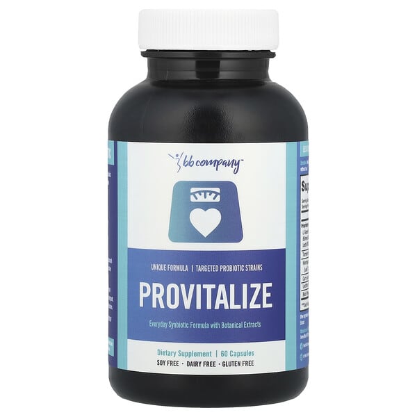 Provitalize, Everyday Synbiotic Formula with Botanical Extracts, 60 Capsules