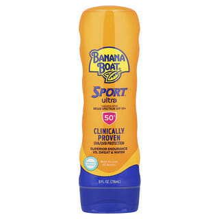 Banana Boat, Sport Ultra, Loción con protección solar para personas ultradeportivas, FPS 50, 236 ml (8 oz. líq.)