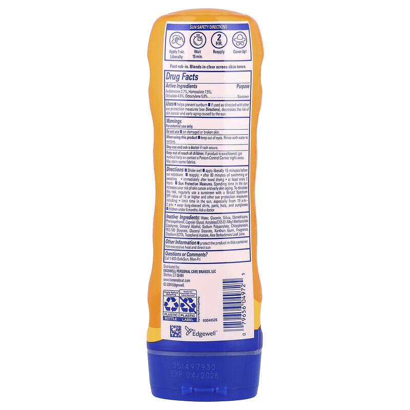 Sport™（スポーツ）、日焼け止めローション、SPF数値50+、236ml（8液量