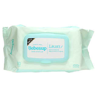 Bebesup, Laboratorio de piel para bebés, Toallitas húmedas para bebés, Ligero`` 80 hojas
