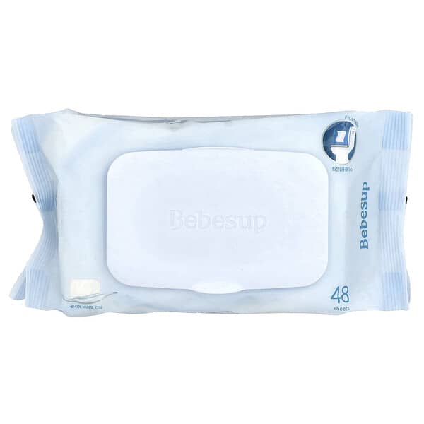 Bebesup, 便厕纸巾，孩子湿巾，48 片