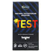 TEST, Natural Testosterone Booster, 60 Vegetarian Capsules