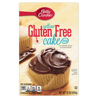 Betty Crocker, Yellow Cake Mix, Gluten Free, 15 oz (425 g)