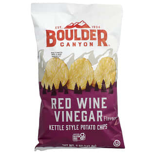 Boulder Canyon, Batatas Fritas em Geladeira, Vinagre de Vinho Tinto, 141,8 g (5 oz)