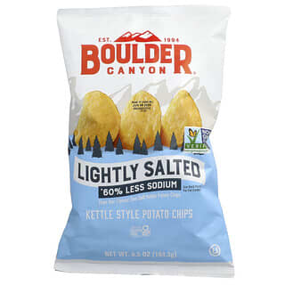 Boulder Canyon, Kettle Style Potato Chips, Lightly Salted, 6.5 oz (184.3 g)