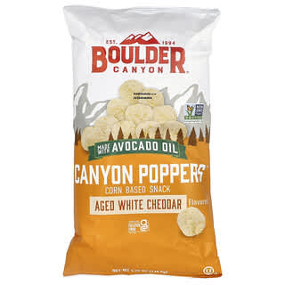 Boulder Canyon, Canyon Poppers™, Aged White Cheddar, 5.25 oz (148.8g)