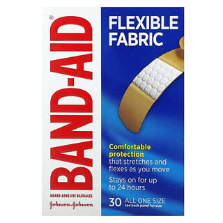 Band Aid, Adhesive Bandages，弹性织物，30 个绷带