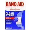Adhesive Bandages, Clear Strips, 30 Bandages