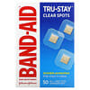 Adhesive Bandages, Tru-Stay, Clear Spots, 50 Bandages