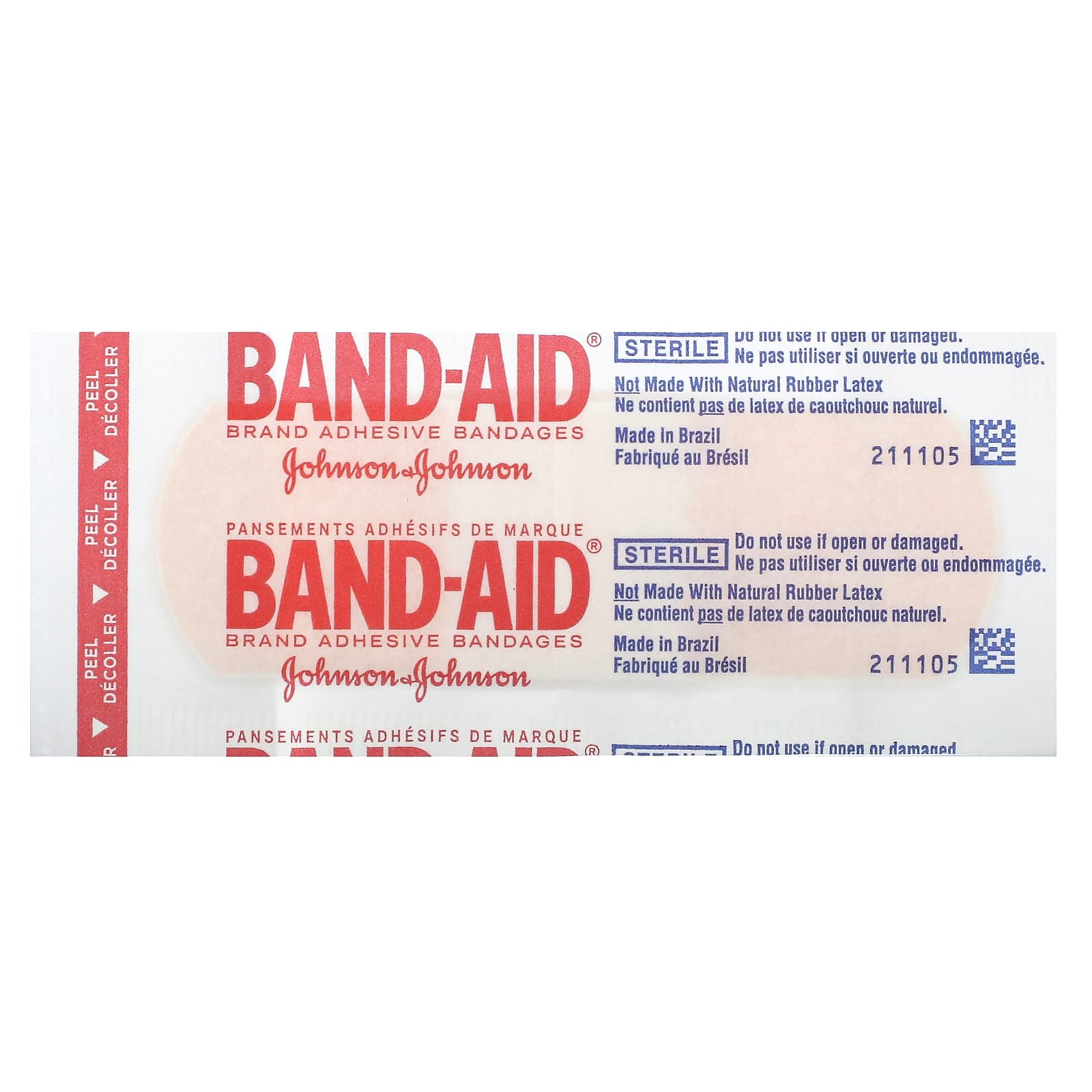 Band Aid, Adhesive Bandages, CushionCare Sport Strip, 30 Bandages