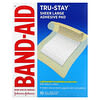 Adhesive Bandages, Tru-Stay Sheer Large Adhesive Pad, 10 Pads