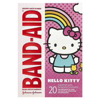 Band Aid, Vendas adhesivas, Tamaños surtidos, Hello Kitty®, 20 vendas