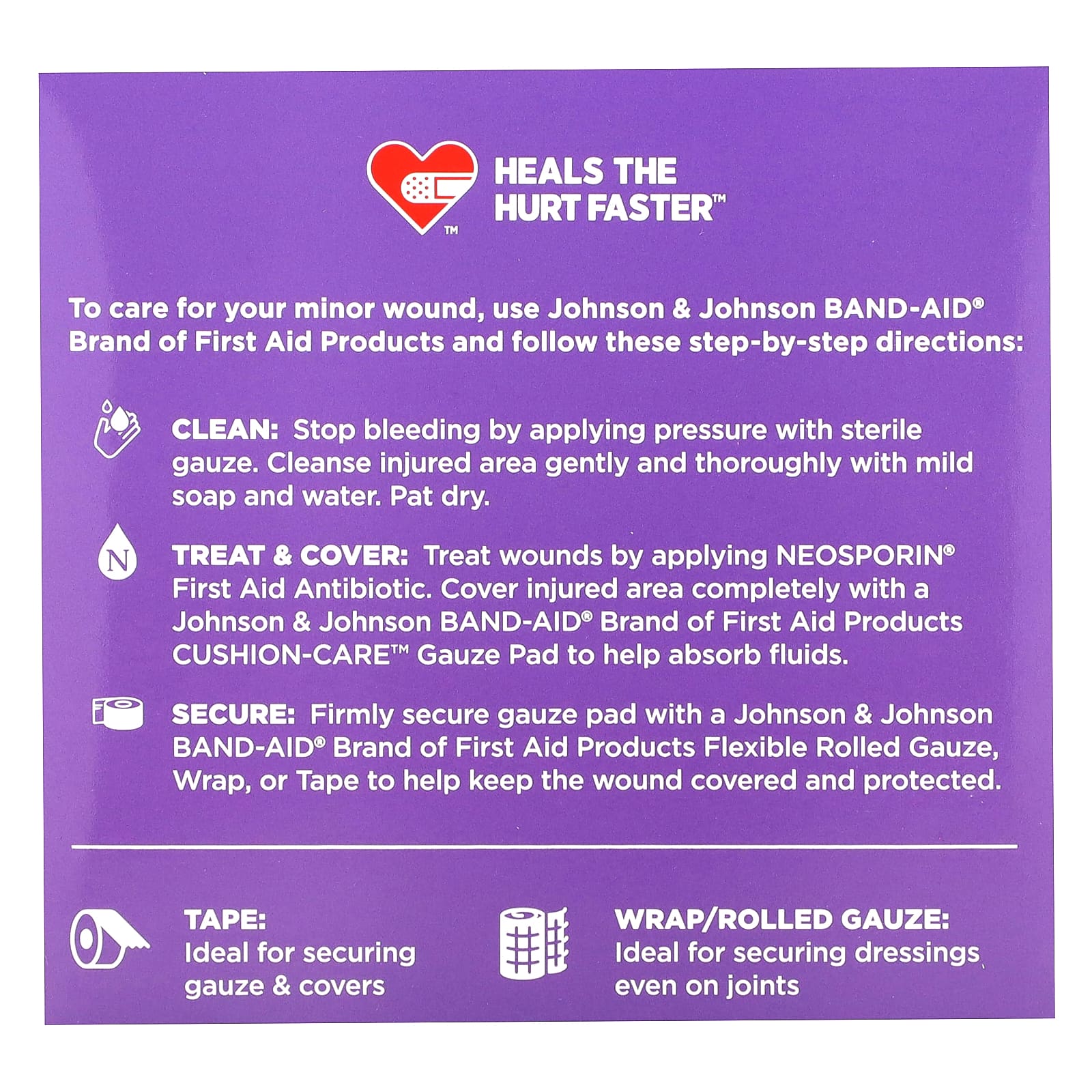 Band Aid, CushionCare, Gauze Pads, Medium, 25 Pads