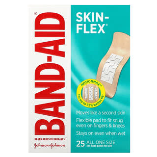 Band Aid‏, תחבושות דביקות, Skin-Flex, ‏25 תחבושות