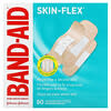 Adhesive Bandages, Skin-Flex, Assorted Sizes, 60 Bandages