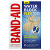 Adhesive Bandages, Water Block, Flex, Knuckle & Fingertip, Assorted Sizes, 10 Bandages