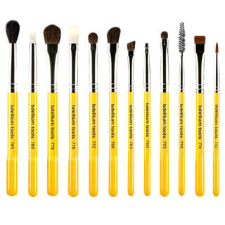 Bdellium Tools, Studio Series, Eyes Brush Set and Pouch, 12 Pc Set