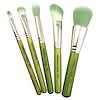 绿色沨竹系列，矿物，5件化妆刷套装