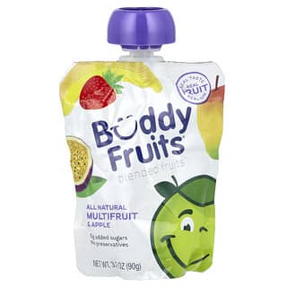 Buddy Fruits, Blended Fruits, Multifruit & Apple, gemischte Früchte, Multifrucht und Apfel, 90 g (3,2 oz.)