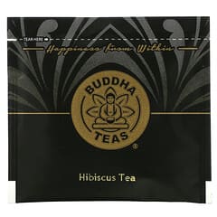 Buddha Teas, Tisane biologique, Fleur d'hibiscus, 18 sachets de thé, 27 g