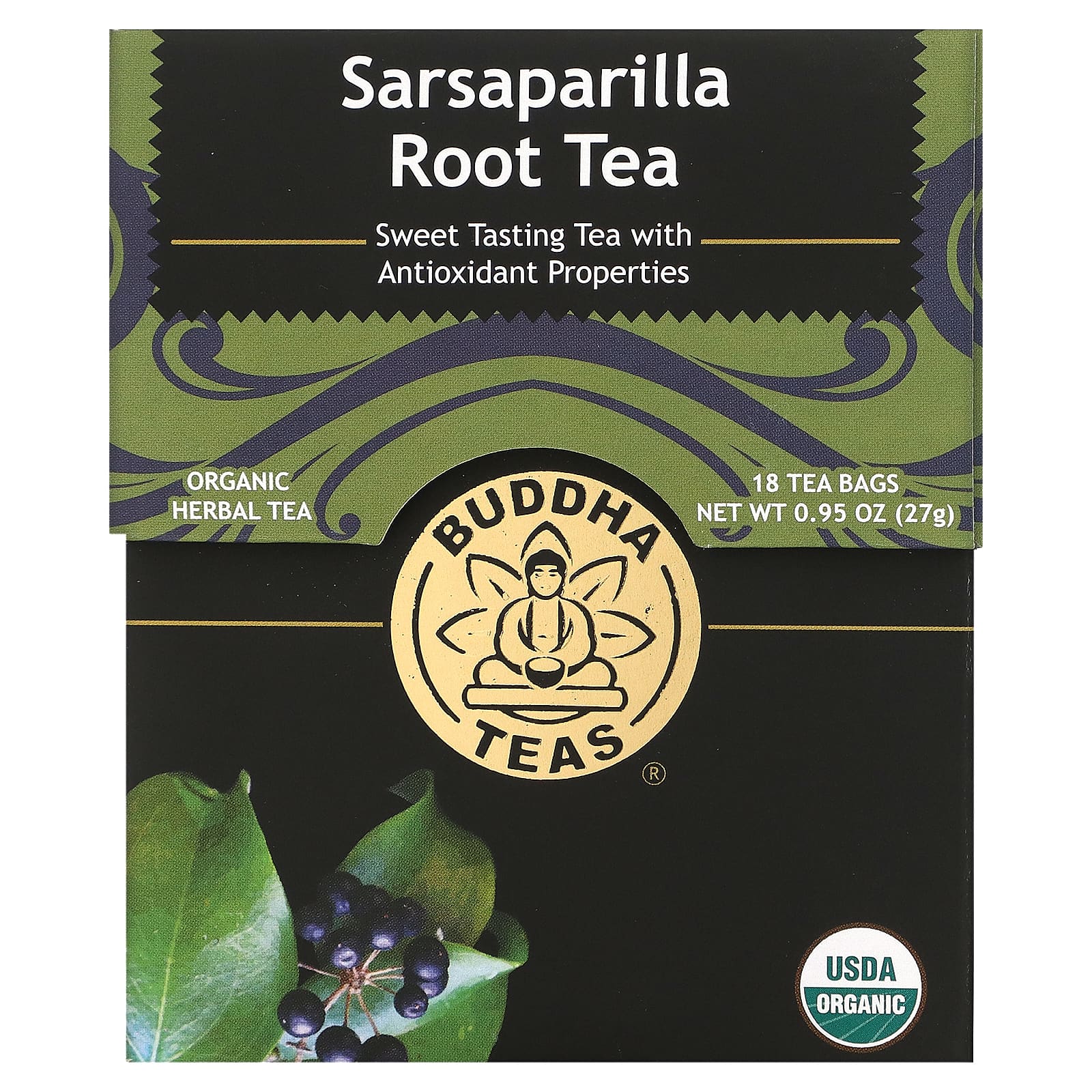 Buddha Teas, Buddha Teas, Organic Herbal Tea, Sarsaparilla Root Tea