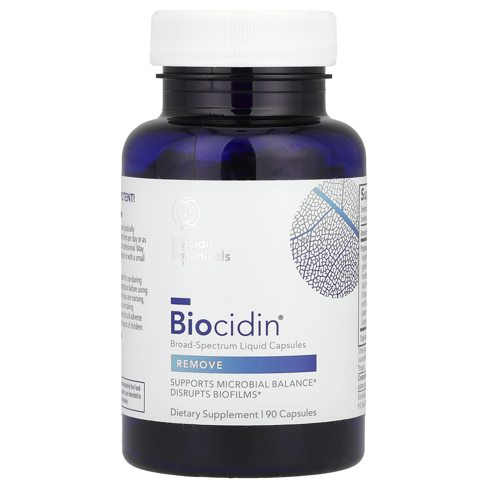 Biocidin®（バイオシジン）、広域スペクトル液体カプセル、90粒
