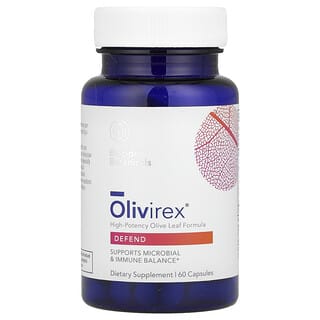 Biocidin Botanicals, Olivirex®, Formula cu frunze de măslin de înaltă putere, 60 de capsule