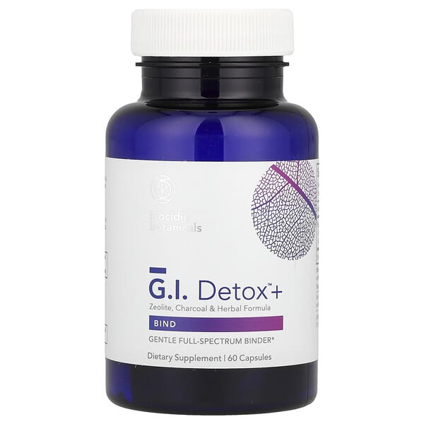 G.I. Detox™ +, Zeolite, Charcoal & Herbal Formula, 60 Capsules
