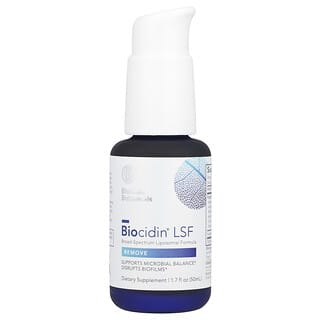 Biocidin Botanicals, Biocidin® LSF, широкоспектърна липозомна формула, 1,7 течни унции (50 ml)