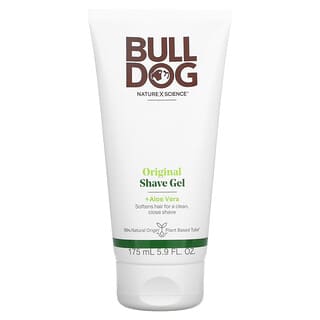 Bulldog Skincare For Men, Gel de rasage Original, 175 ml (5,9 oz)