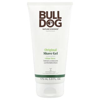 Bulldog Skincare For Men, Original Shave Gel +Aloe Vera, 5.9 fl oz (175 ml)