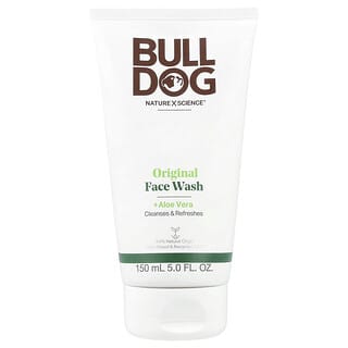 Bulldog Skincare For Men, Original Face Wash + Aloe Vera, 5 fl oz (150 ml)