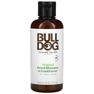 Bulldog Skincare For Men, 原装男性胡须香波和护须素，6.7 盎司（200 毫升）
